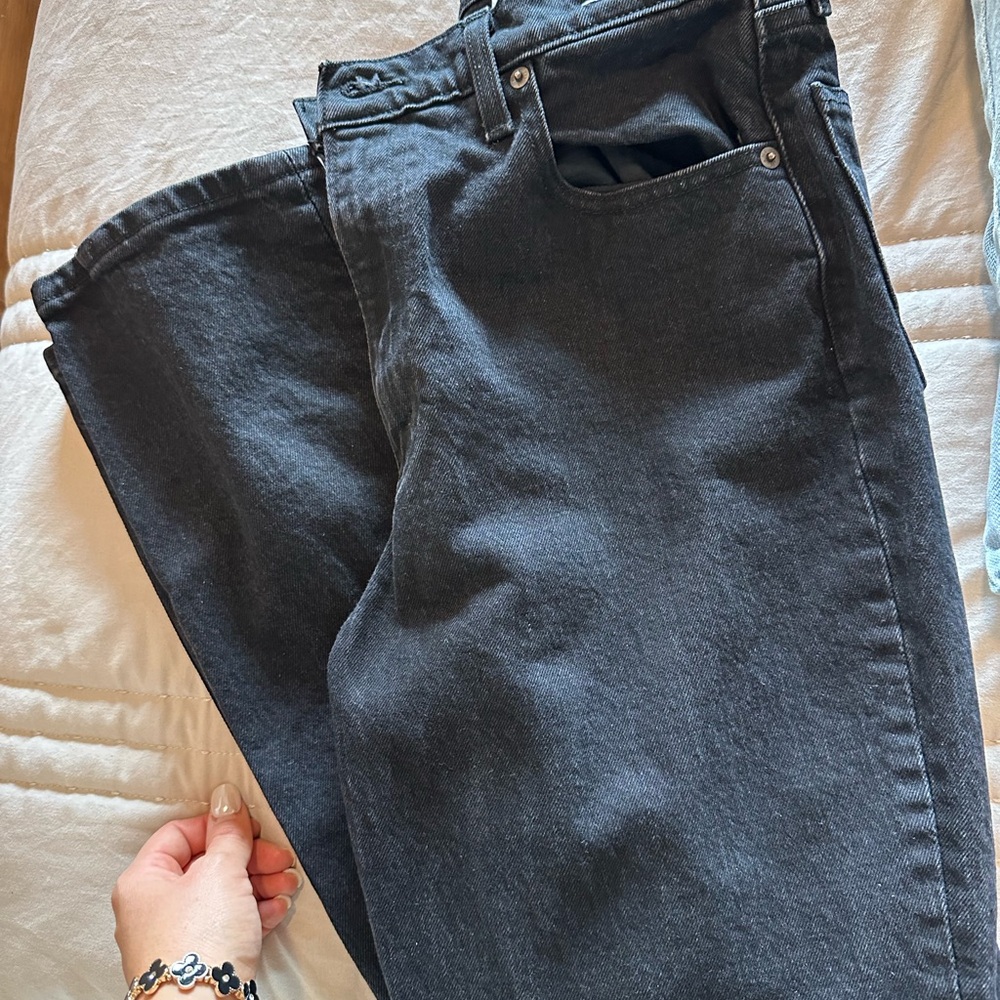 Abercrombie & Fitch Dark Gray Ultra High Rise Jeans
